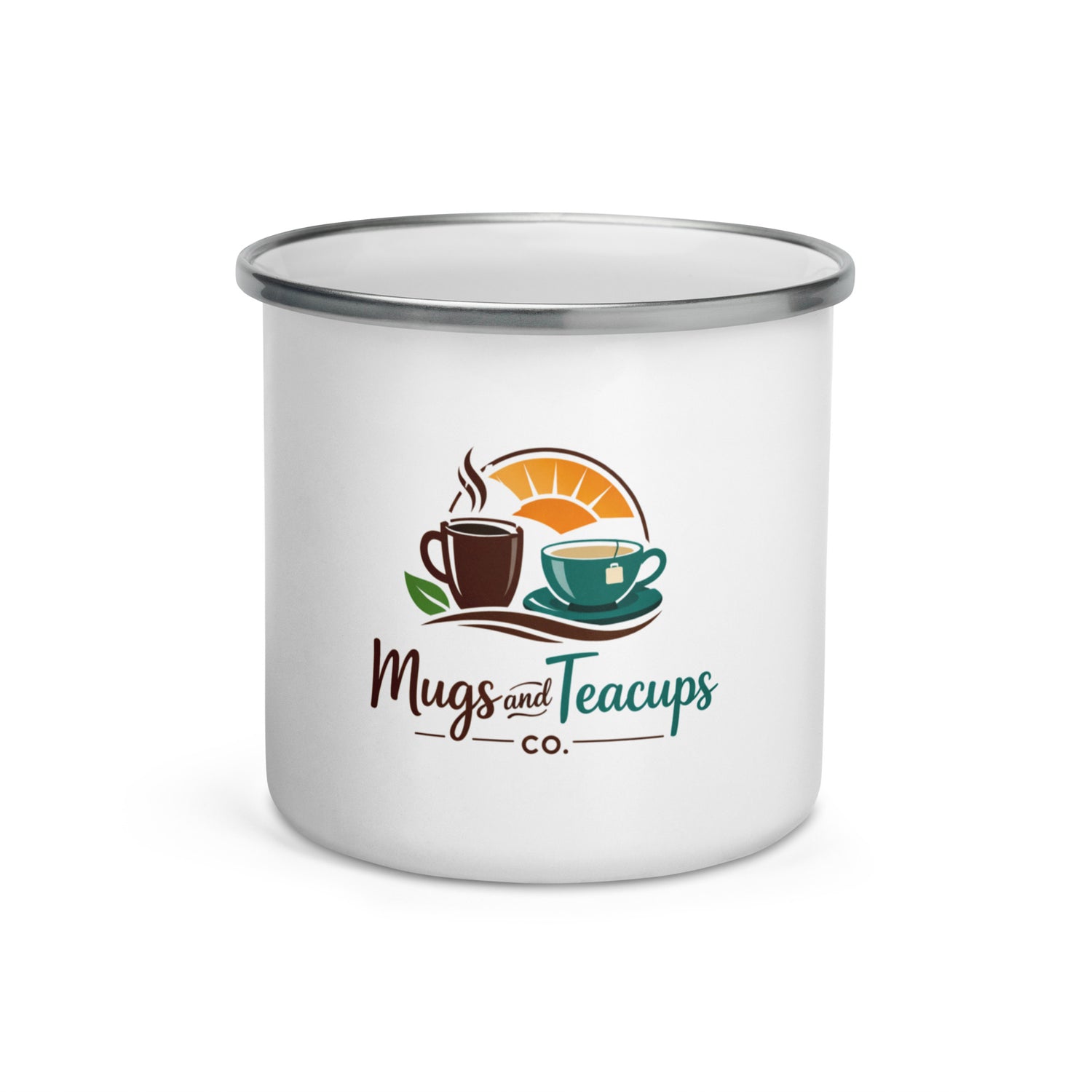 Product mockup Enamel Mug Design Template